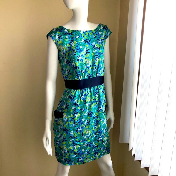 Lilly Pulitzer silk floral shearth dress